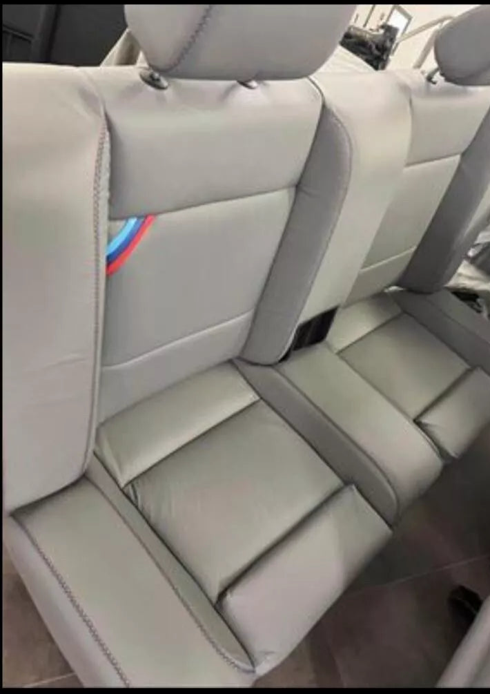 BMW E30 Coupe E30 M3 Grey leather front sports seats. Left + right.