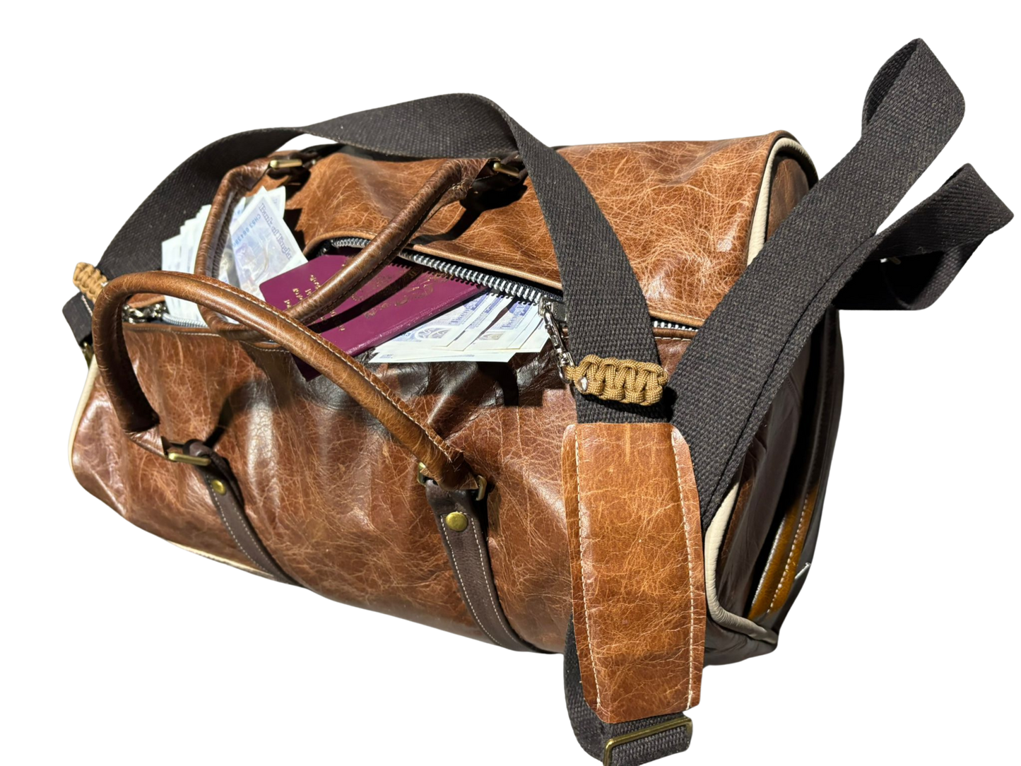 VW Duffel Bag Italian Leather