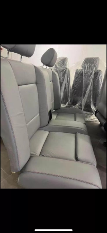 BMW E30 Coupe E30 M3 Grey leather front sports seats. Left + right.