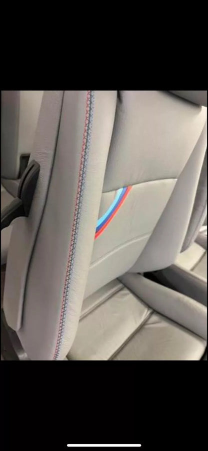 BMW E30 Coupe E30 M3 Grey leather front sports seats. Left + right.